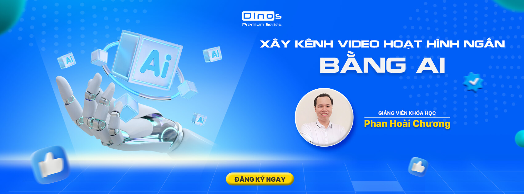 khóa tạo video hoạt hình ngắn bằng AI